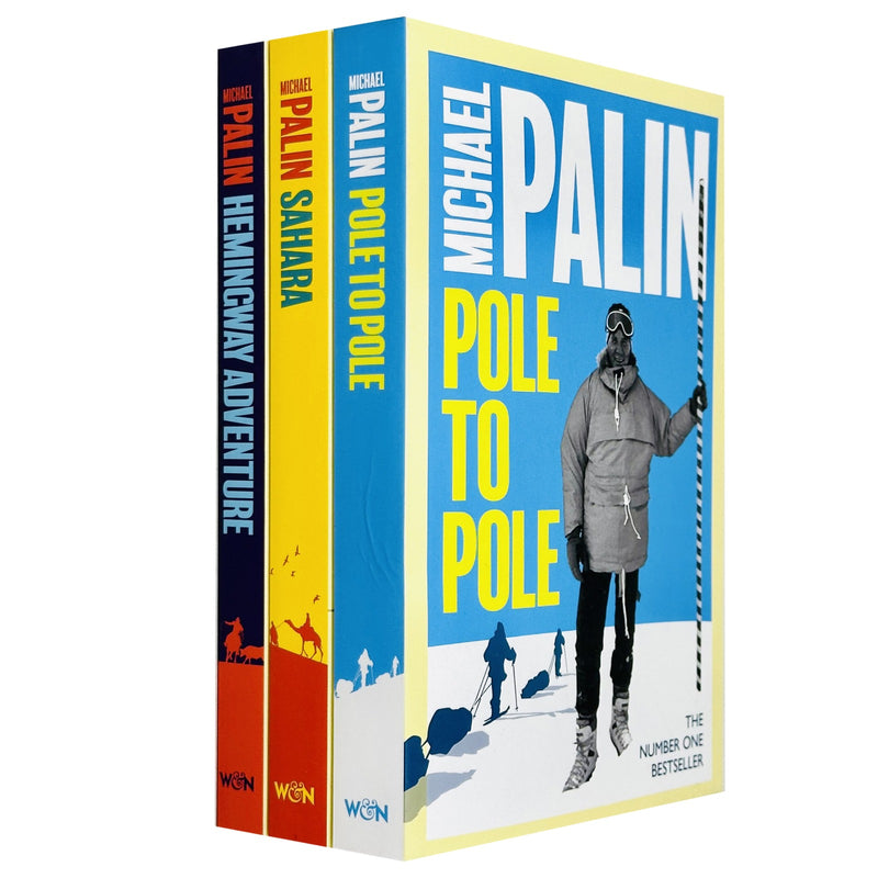 Michael Palin Collection 3 Books Bundle with Gift Journal (Hemingway Adventure, Sahara, Pole To Pole) - The Book Bundle