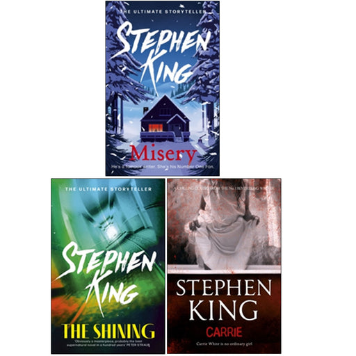 Misery, The Shining, Carrie 3 Books Collection Set Paperback - The Book Bundle