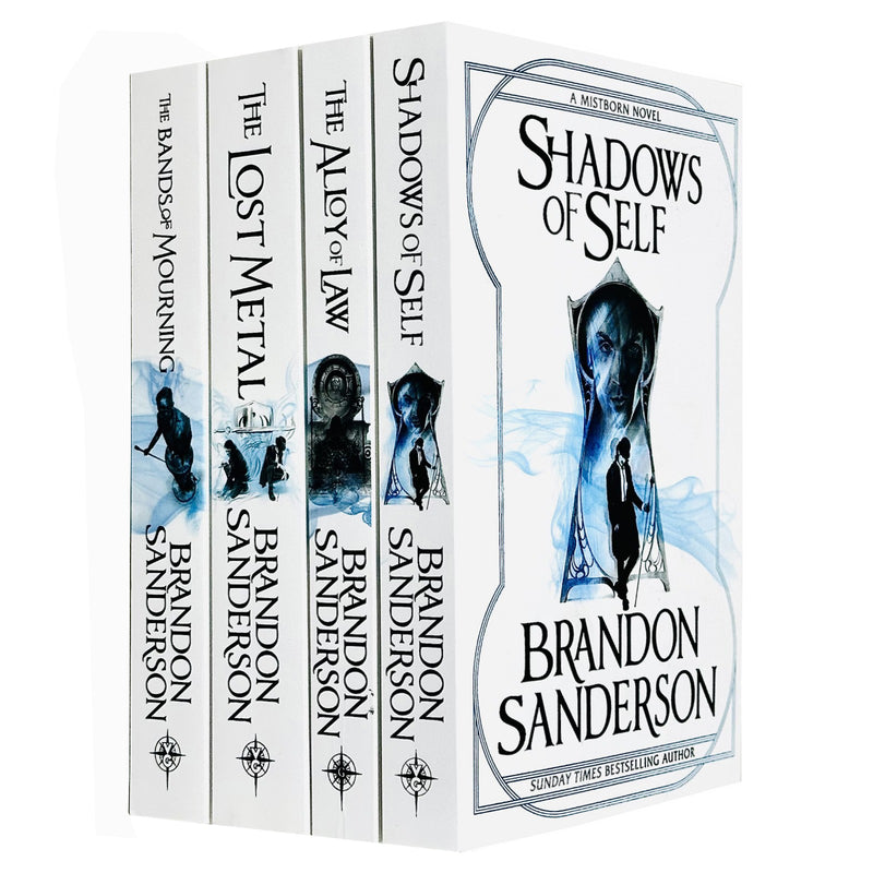 Mistborn Series 4 Books Collection Set (The Alloy of Law, Shadows of Self, The Bands of Mourning & The Lost Metal) - The Book Bundle
