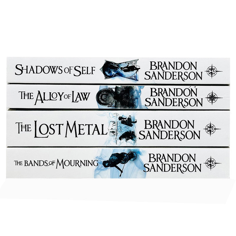 Mistborn Series 4 Books Collection Set (The Alloy of Law, Shadows of Self, The Bands of Mourning & The Lost Metal) - The Book Bundle