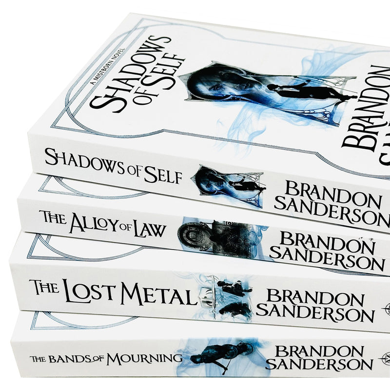Mistborn Series 4 Books Collection Set (The Alloy of Law, Shadows of Self, The Bands of Mourning & The Lost Metal) - The Book Bundle
