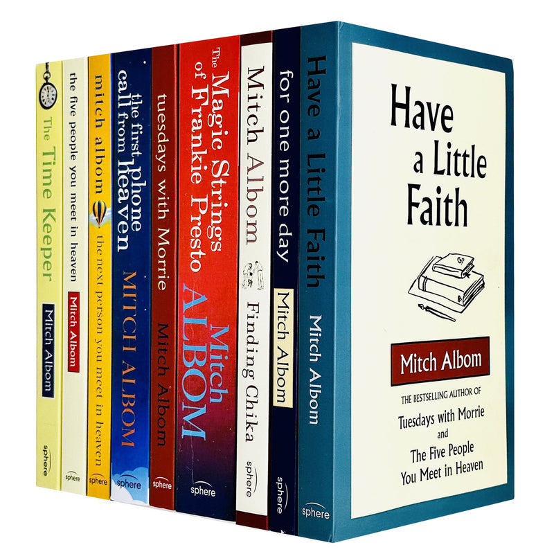 Mitch Albom Collection 9 Books Set (Have A Little Faith,For One More Day,Finding Chika) - The Book Bundle