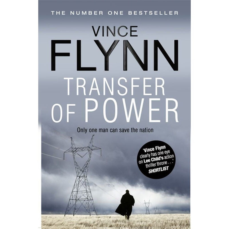 Five paperback Mitch Rapp novels by Vince Flynn in a collection set, featuring thriller fiction from Simon & Schuster UK.