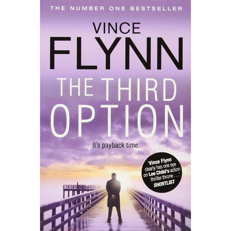 Five paperback Mitch Rapp novel series books by Vince Flynn, featuring action and espionage themes in a Simon & Schuster UK collection.