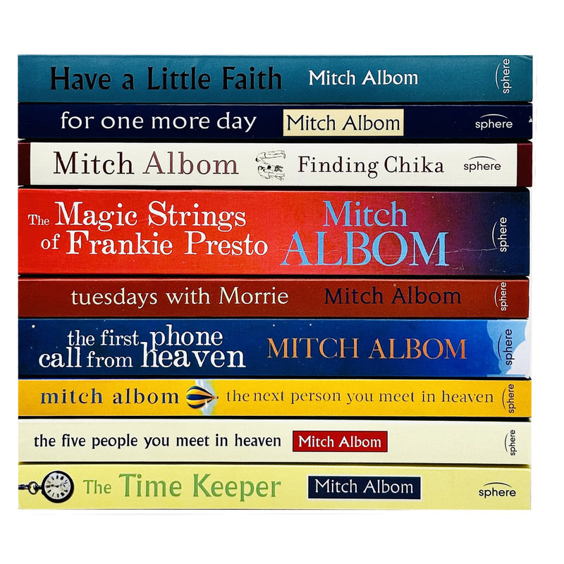 Mitch Albom Collection 9 Books Set (Have A Little Faith,For One More Day,Finding Chika) - The Book Bundle