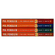 Mr. Penguin and A Case of Adventure book collection box set by Alex T Smith, featuring four HODDER books in the series.