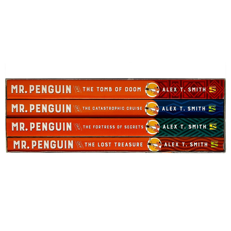 Mr. Penguin and A Case of Adventure book collection box set by Alex T Smith, featuring four HODDER books in the series.