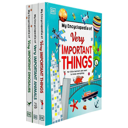 My Encyclopedia of Very Important Things Collection 3 Books Set By DK (Things, Animals & Dinosaurs) - The Book Bundle
