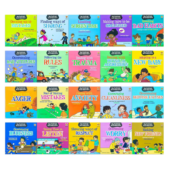 My Feelings and Manners Library 20 Books Collection Box Set by Katherine Eason (NEW COVER) - The Book Bundle