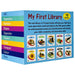My First Library Box Set 1: 10 Board Books Collection Set (Birds, Colours, Transport, Fruits) - The Book Bundle