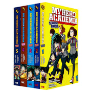 My Hero Academia School Briefs Series Vol 1-5 Books Collection Set By Anri Yoshi (Parents' Day, Training Camp, Dorm Days, Festival For All, Underground Dungeon) - The Book Bundle