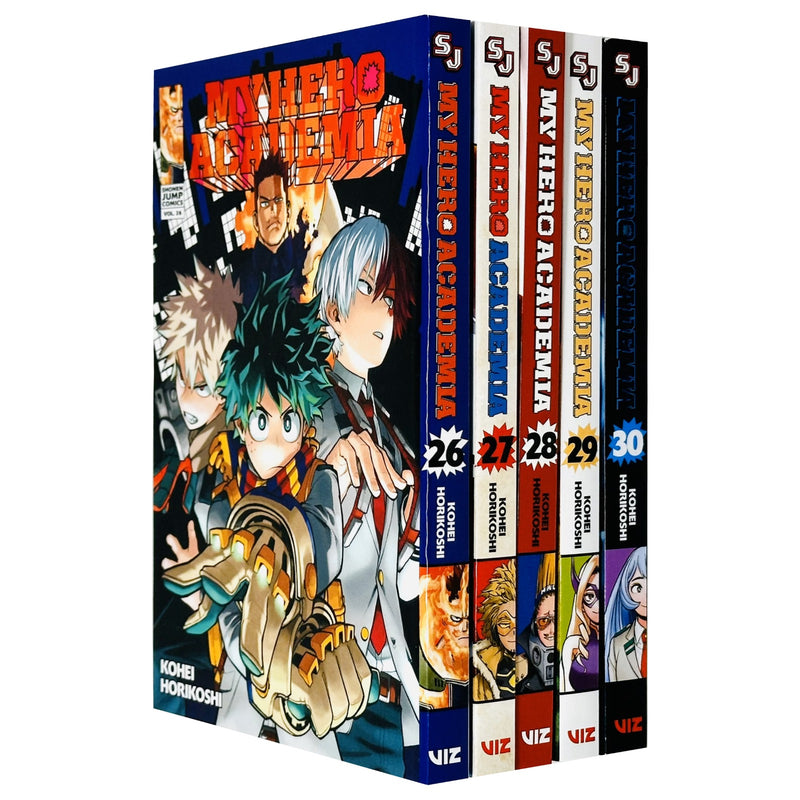 My Hero Academia Collection 5 Books Set By Kohei Horikoshi Volume 26-30 - The Book Bundle