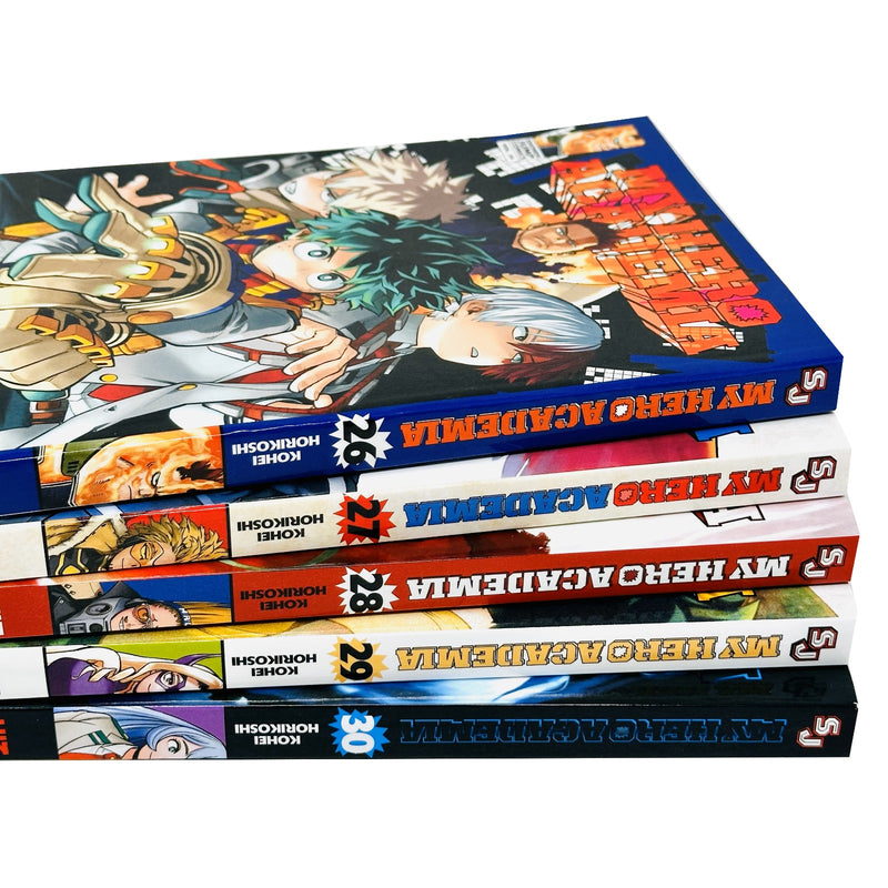 My Hero Academia Collection 5 Books Set By Kohei Horikoshi Volume 26-30 - The Book Bundle