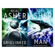 Neal Asher Agent Cormac Series 2 Books Collection Set (Gridlinked & Brass Man) - The Book Bundle