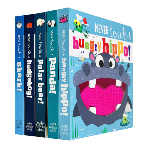 Never Touch A Series 5 Books Collection Set By Rosie Greening (Hungry Hippo, Panda, Polar Bear, Hedgehog & Shark) - The Book Bundle