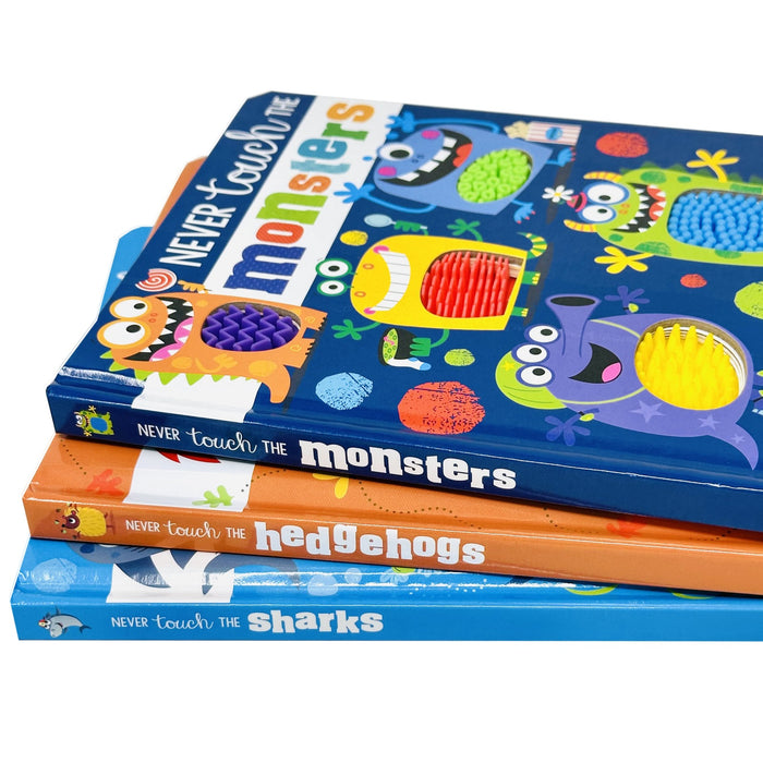 Never Touch Series 3 Books Collection Set By Rosie Greening (The Monsters, The Hedgehogs & The Sharks) - The Book Bundle