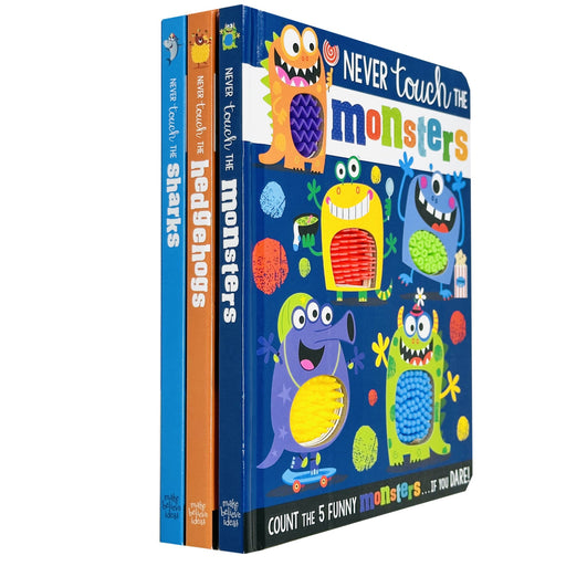 Never Touch Series 3 Books Collection Set By Rosie Greening (The Monsters, The Hedgehogs & The Sharks) - The Book Bundle