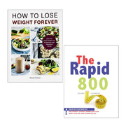 How to Lose Weight Forever and The Rapid 800 Cookbook 2-book collection by Nicole Poirier and Iota, paperbacks