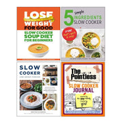 Set of four paperback non-fiction books on weight loss and healthy cooking by Iota Publishing and Martina Slajerova.