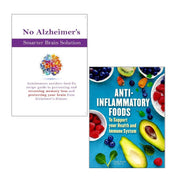 No Alzheimer's & Smarter Brain Keto Anti Inflammatory Solutions 2-book collection by Lizzie Streit, paperback set