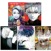 Set of five Tokyo Ghoul: re manga books volumes 6 to 10 by Sui Ishida, paperback fiction collection by VIZ Media LLC.