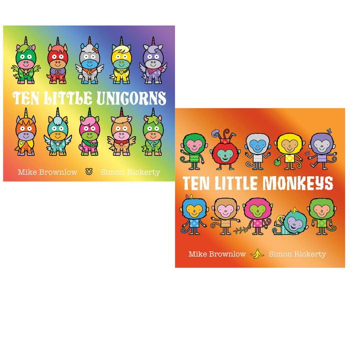 Enchanting Unicorns And Monkeys 2 Books Collection Set - Fiction - Ages 3–7 - Paperback - The Book Bundle