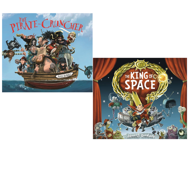 Classic Pirate and Space Adventure Tales 2 Books Collection Set - Fiction - Paperback - The Book Bundle