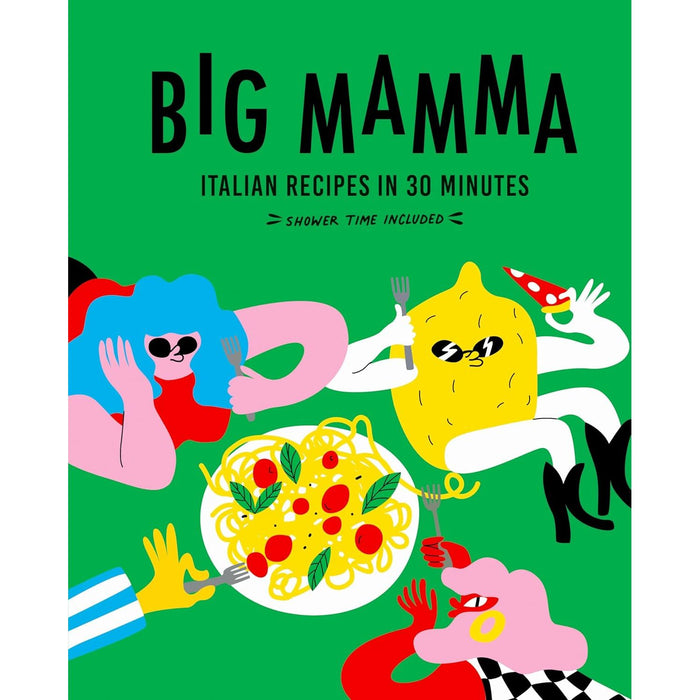 Big Mamma Italian Recipes in 30 Minutes(HB), Nom Nom Italy In 5 Ingredients 2 Books Collection Set
