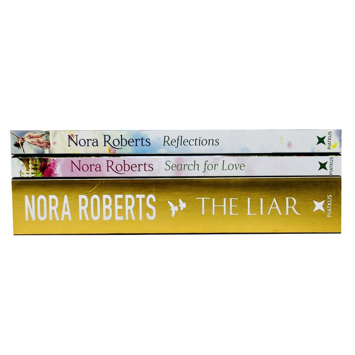 Nora Roberts Collection 3 Books Set (Reflections, Search For Love & The Liar) - The Book Bundle