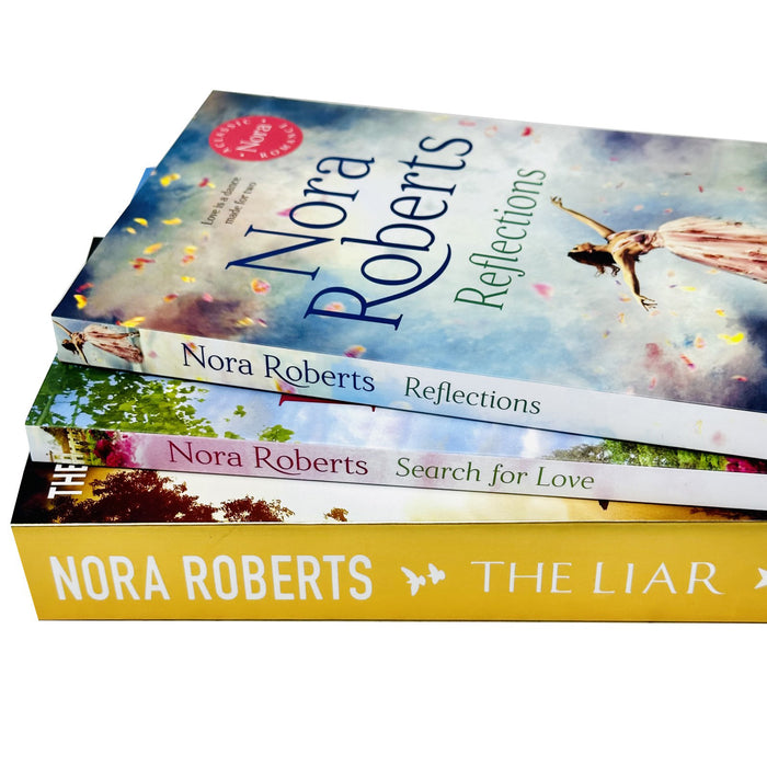 Nora Roberts Collection 3 Books Set (Reflections, Search For Love & The Liar) - The Book Bundle