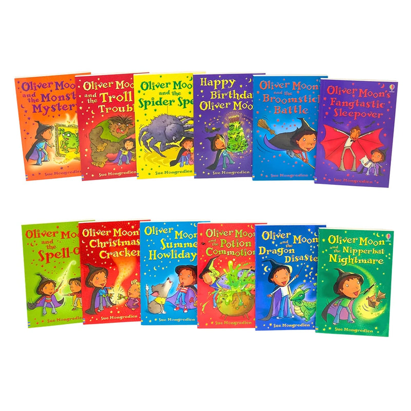 Oliver Moon Junior Wizard Series 12 Books Collection Set by Sue Mongredien - Fiction - Paperback