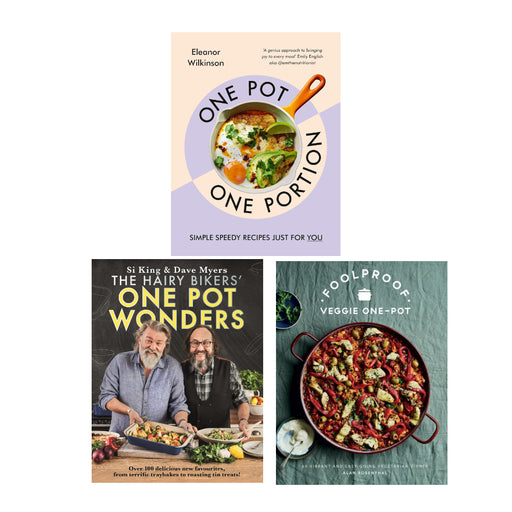 One Pot, One Portion, The Hairy Bikers' One Pot Wonders, Foolproof Veggie One-Pot 3 Books Set (HB) - The Book Bundle