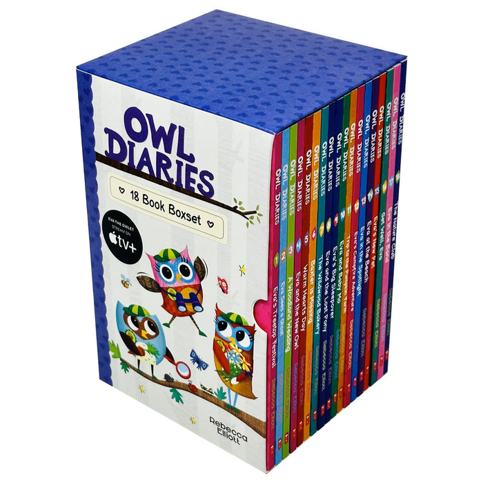 Owl Diaries Collection 1-18 Books Box Set By Rebecca Elliott (Eva's Treetop Festival) - The Book Bundle
