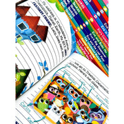 Set of 18 Owl Diaries books by Rebecca Elliott, featuring colorful covers in a box set from Scholastic Ltd.