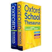 Oxford Primary School Dictionaries Collection 2 Books Set (Oxford School Dictionary & Oxford School Thesaurus) - The Book Bundle