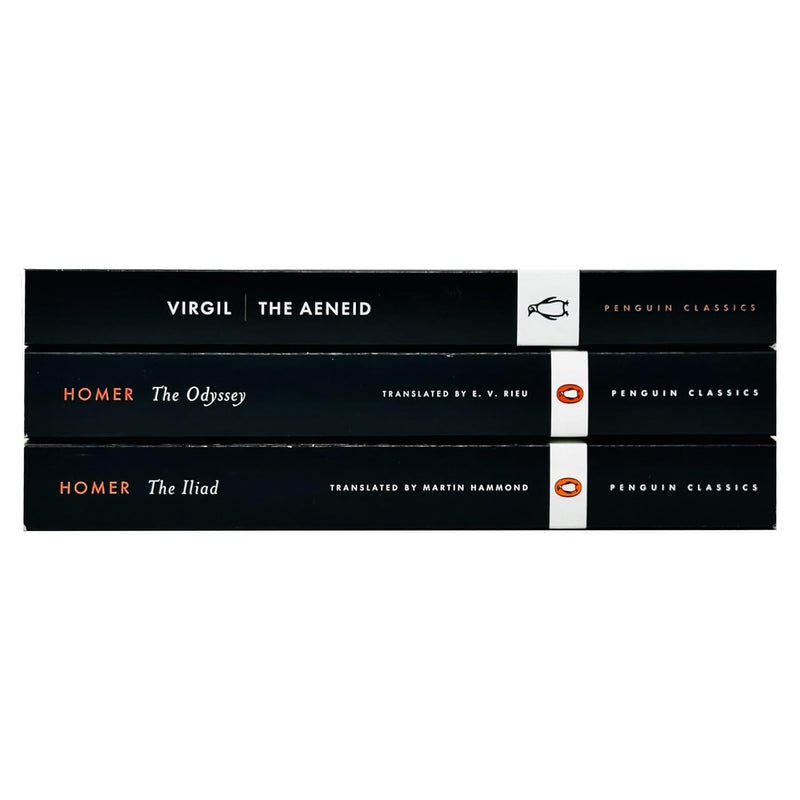 Penguin Classics Homer The Iliad, Odyssey And Aeneid 3 Books Collection Set - The Book Bundle