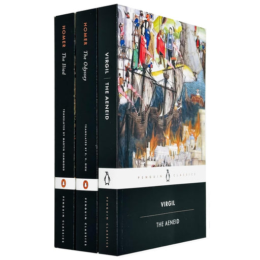 Penguin Classics Homer The Iliad, Odyssey And Aeneid 3 Books Collection Set - The Book Bundle