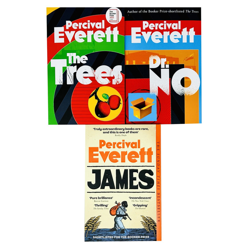 Percival Everett 3 Books Collection Set (Dr. No, The Trees & James [Hardback]) - The Book Bundle