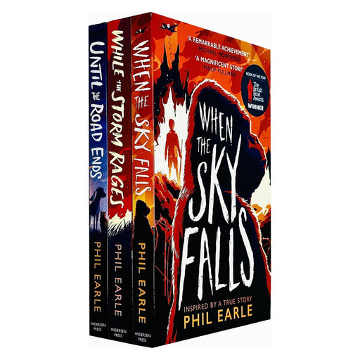 Phil Earle 3 Books Collection Set (When the Sky Falls, Until the Road Ends, While the Storm Rages) - The Book Bundle