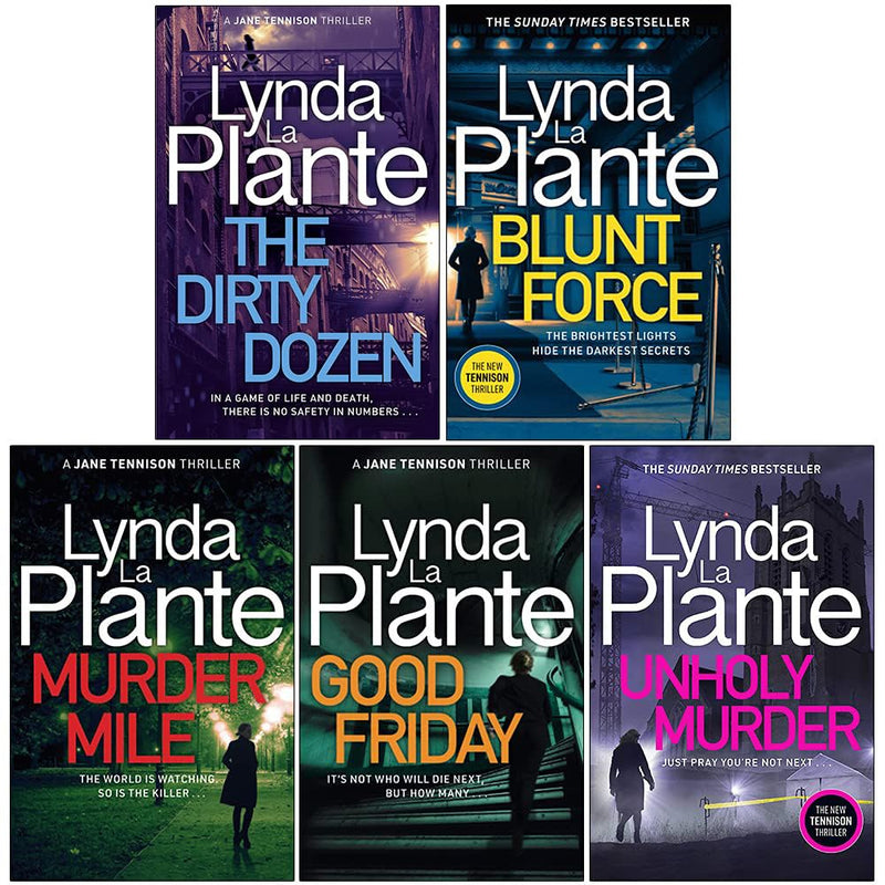 Lynda La Plante Collection 5 Books Set (Unholy Murder, The Dirty Dozen, Blunt Force, Murder Mile, Good Friday) - The Book Bundle