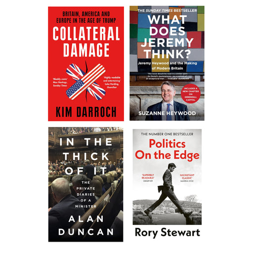 Collateral Damage, In the Thick of It (HB), What Does Jeremy Think? , Politics On the Edge 4 Books Set - The Book Bundle