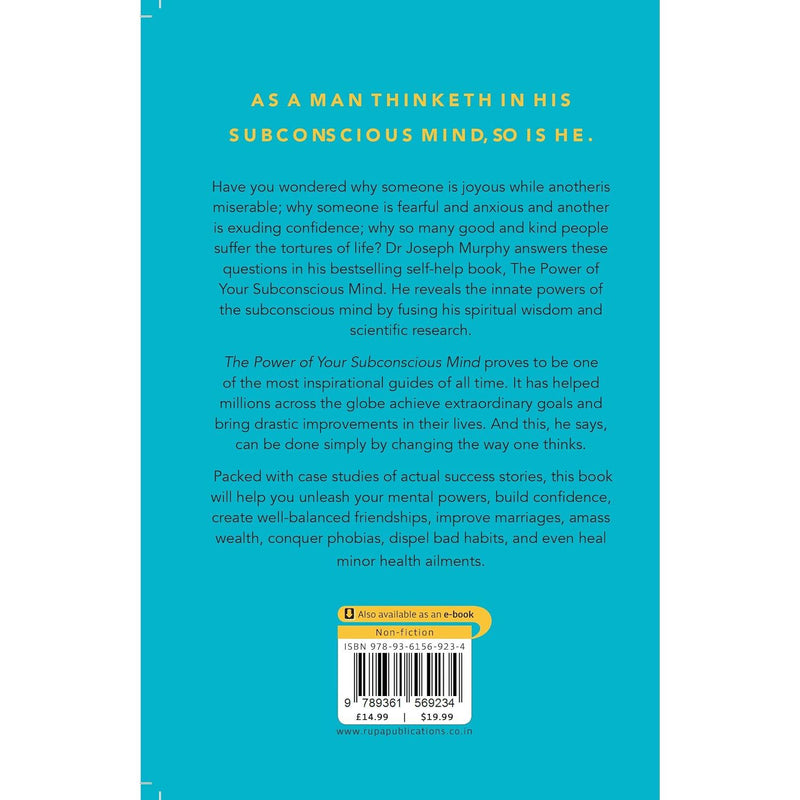 The Power of Your Subconcious Mind by Dr. Joseph Murphy - Non Fiction - Paperback