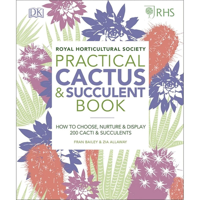 RHS Practical House Plant Book, RHS Practical Cactus  2 Books Collection Set - The Book Bundle