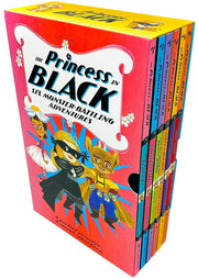 Six-book Princess in Black collection box set by Shannon & Dean Hale, featuring paperback editions of the popular children's fiction series.