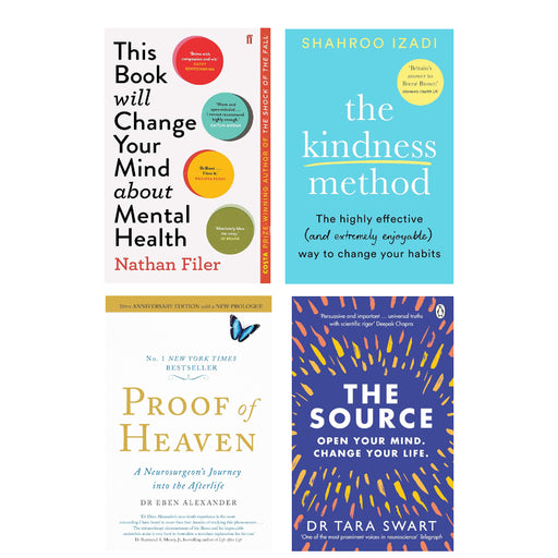 The Source: Open Your Mind, Proof of Heaven,The Kindness Method & This Book Will Change Your Mind About Mental Health 4 Books Set - The Book Bundle