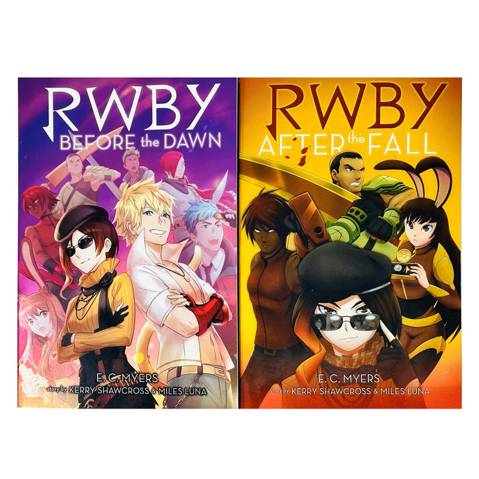 RWBY Series 2 Books Collection Set by E. C. Myers (After the Fall, Before Dawn) - The Book Bundle