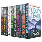 Rachel Lynch Detective Kelly Porter Series 10-book collection set including Sudden Death, Lying Ways, Lost Cause, and more.