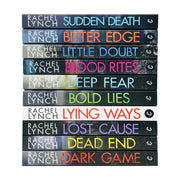 Rachel Lynch Detective Kelly Porter series 10-book collection set including Sudden Death, Lying Ways, Lost Cause, and more.