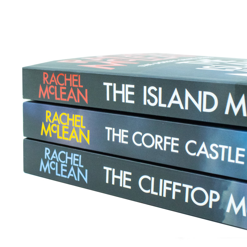Rachel McLean Dorset Crime Series paperback set featuring three fictional mystery novels by Canelo Hera Ltd.