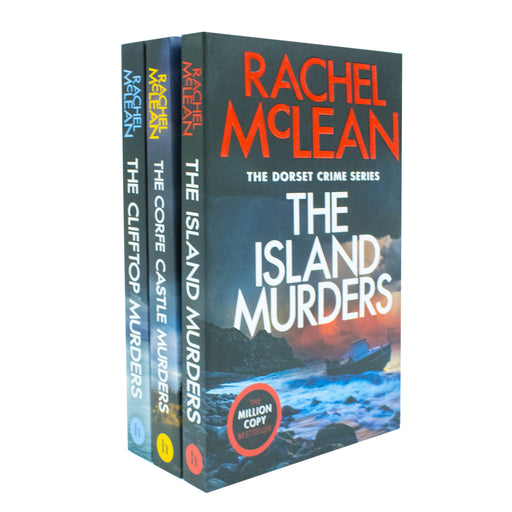 Rachel McLean Dorset Crime Series Collection 3 Books Set (The Corfe Castle Murders, The Clifftop Murders & The Island Murders) - The Book Bundle